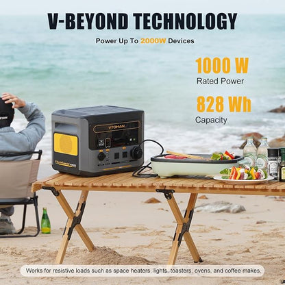 VTOMAN FlashSpeed 1000 Portable Power Station - Image 6