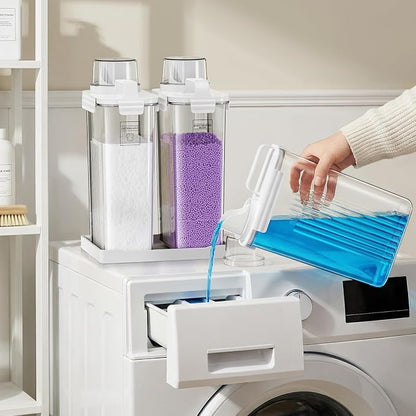 Laundry Detergent Dispenser for Laundry Room, 94oz Fabric Softener Dispenser - Image 5
