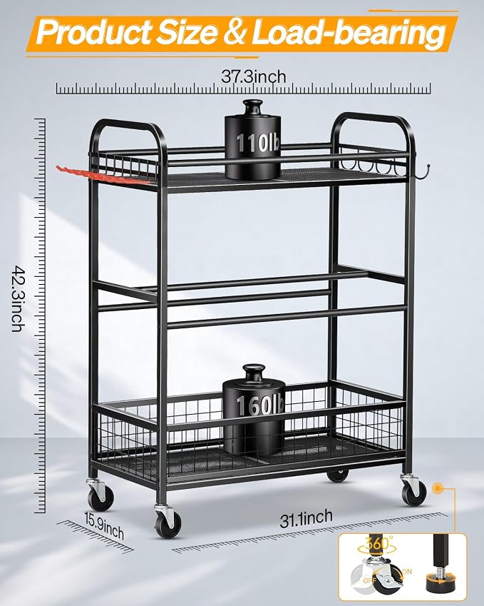 Ball Storage Sports Equipment Organizer - Image 4