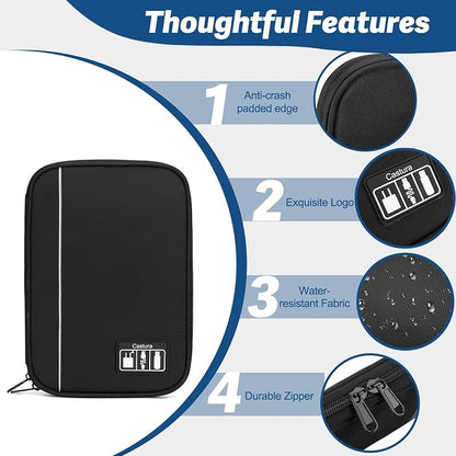 Electronic Organizer Travel Case, All-in-One Portable Cable Organizer Bag - Image 5