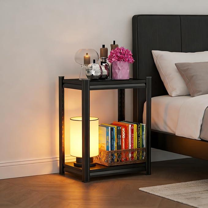Garage Shelving 2-Tier Metal Storage Shelving Unit, Boltless Adjustable - Image 7