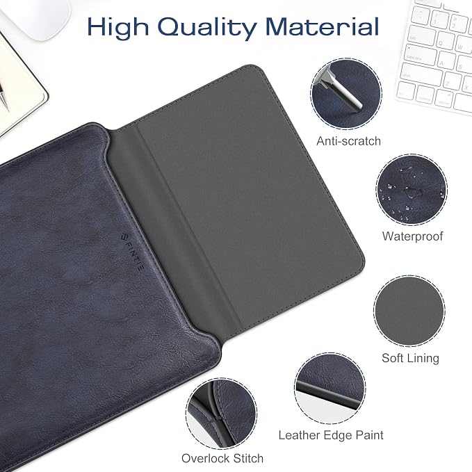 Fintie Sleeve Case for MacBook Air 13.6 A3240 A3113 A2681, Pro 14 A3434 A3401 - Image 2