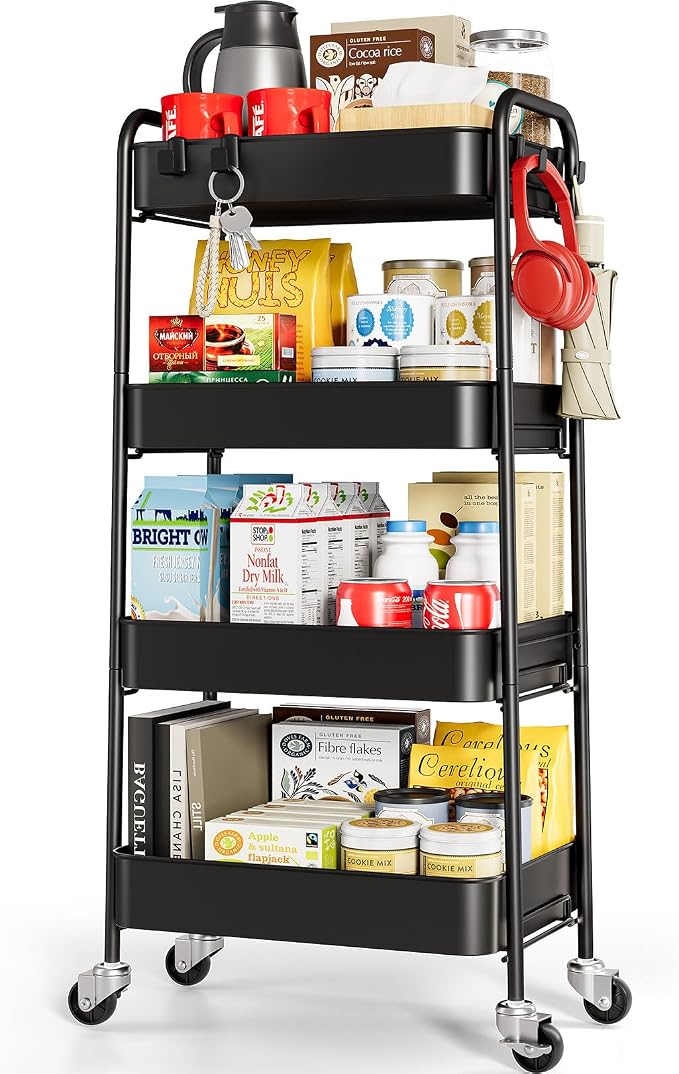 TOOLF 4-Tier Rolling Cart by TOOLF