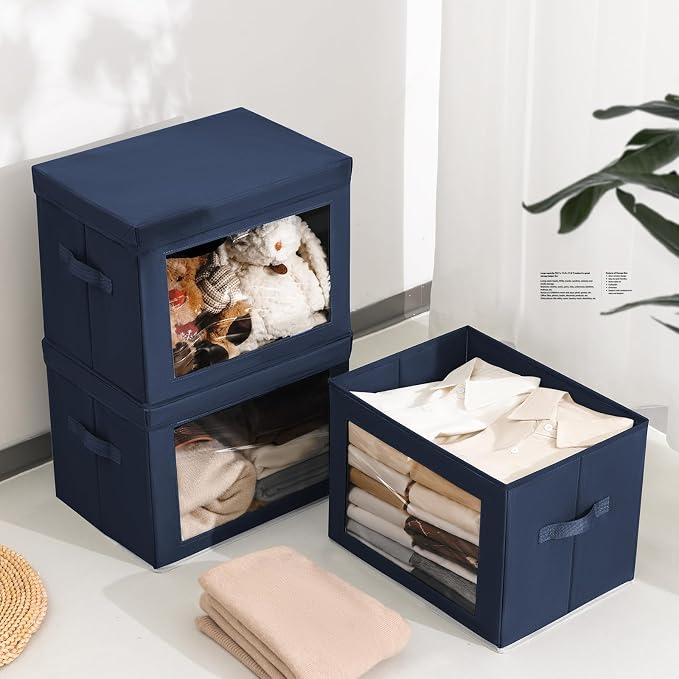 Homsorout Stackable Storage Bins - Image 4