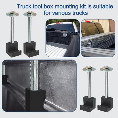 4Pcs Truck Tool Box Mounting Kit - Image 5