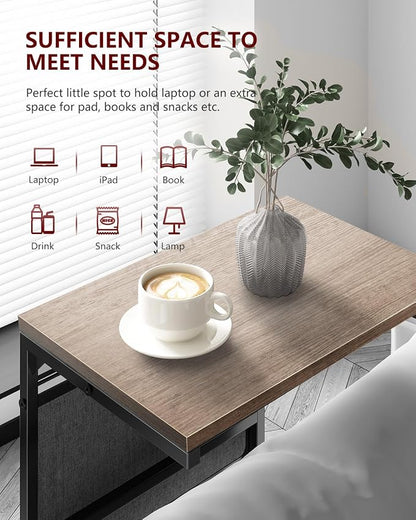 Vantic C Shaped End Table, Small Side Table - Image 5