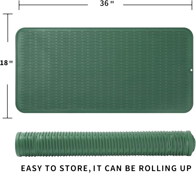 Silicone Dish Drying Mat for Multiple Usage, Easy clean, Eco-friendly, - Image 2