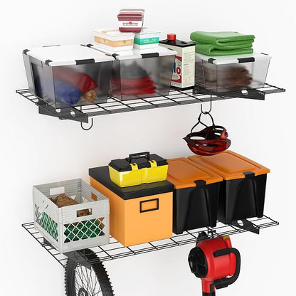 TORACK Garage 24 x 48 in/2 x 4 ft Wall Shelves, Heavy Duty Wall Mounted Wire - Image 2