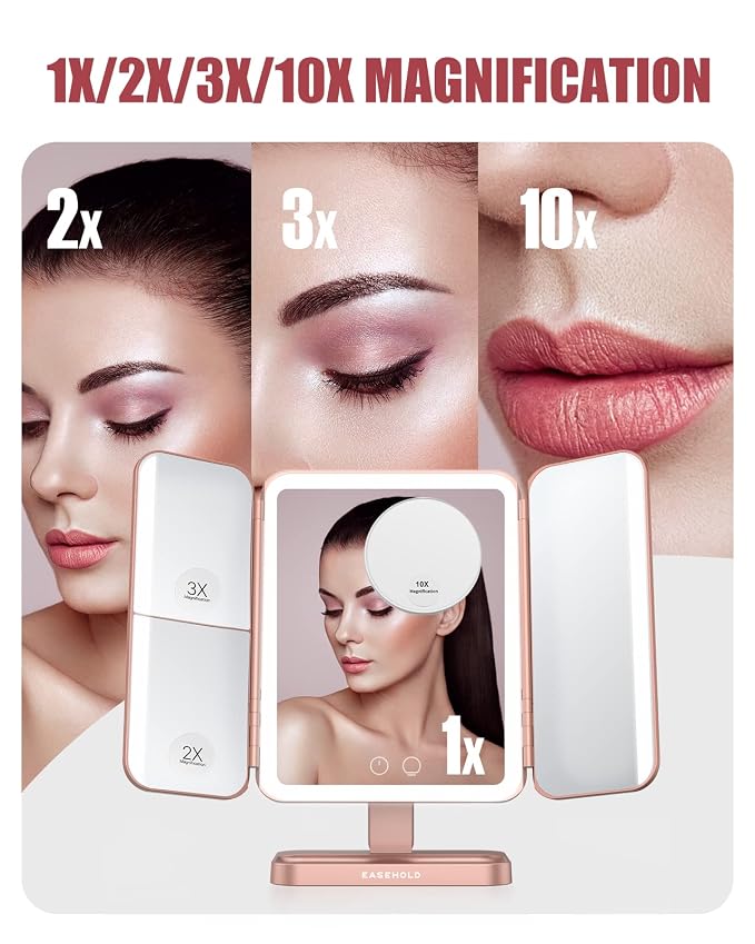 EASEHOLD Rechargeable Vanity Mirror - Image 4