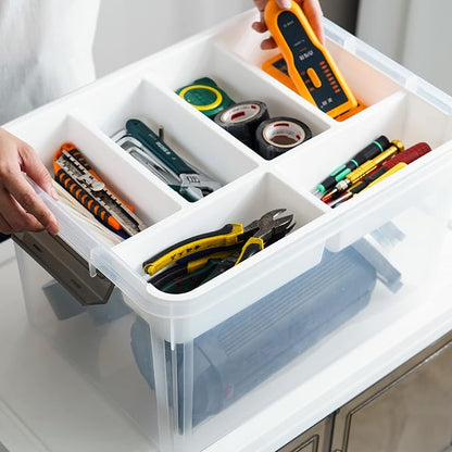 Citylife 32 QT Plastic Storage Box - Image 5