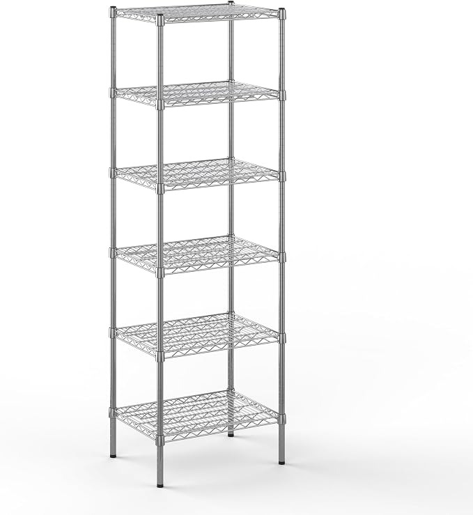 18" Deep x 24" Wide x 74" Height Wire Shelving Kit | 6-Tier | NSF Commercial by Regal+Altair