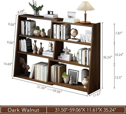 IOTXY Wooden Extendable Shelf Bookcase - Image 2