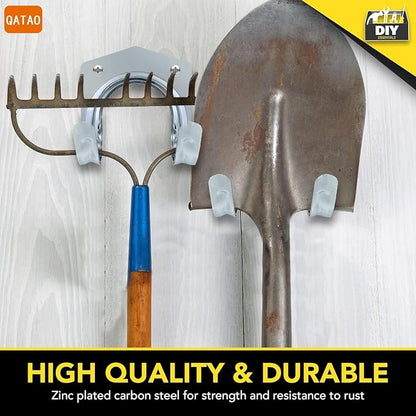 15Piece Wall-Mounted Hook Set for Garage Tool Storage and Organization - Image 4