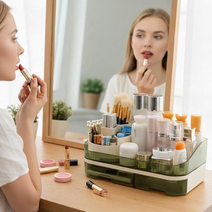 Large Plastic Makeup Organizer - Image 2