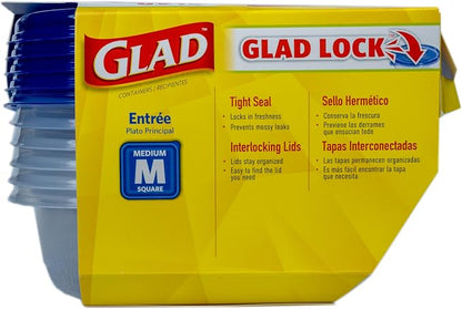 Glad GladWare Entree Food Storage Containers - Image 6