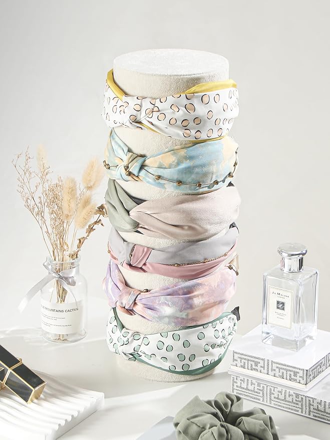 Coward Vertical Beige Headband Holder Organizer, Headband Organizer Display - Image 4