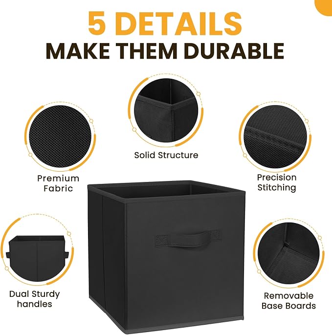 Large Storage Cubes- 13 Inch Cube Storage Bins - Image 6