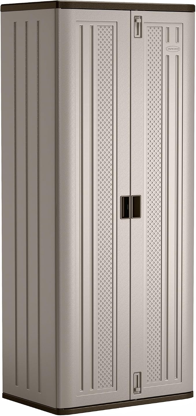 Suncast Tall Storage Cabinet for Garage Organization - Image 11
