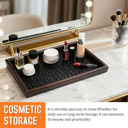 Wooden Valet Tray Desk Organizer - Image 5