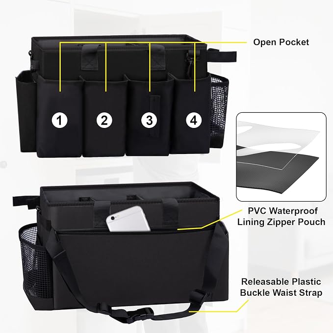 Wearable Large Cleaning Caddy Bag - Image 3