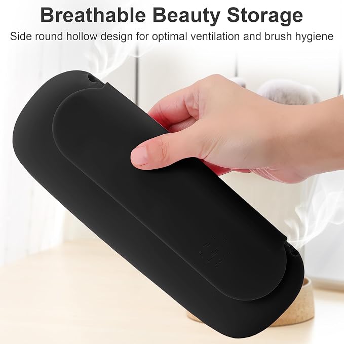 Silicone Travel Makeup Brush Holder - Image 5