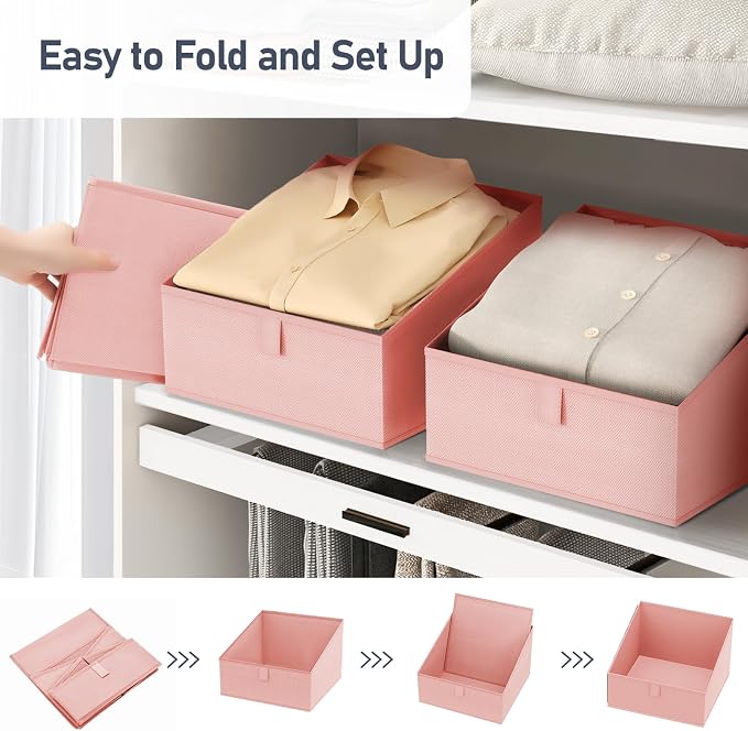 DIMJ Closet Storage Bins 8 Pack - Image 5
