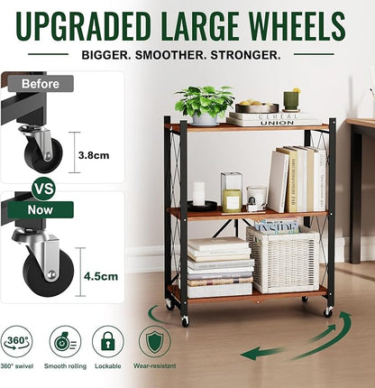 black leopard 3-Tier Foldable Shelf - Image 3