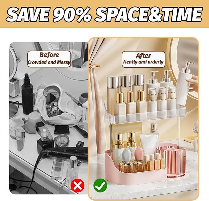 DASITON Large Capacity Makeup Organizer - Image 5