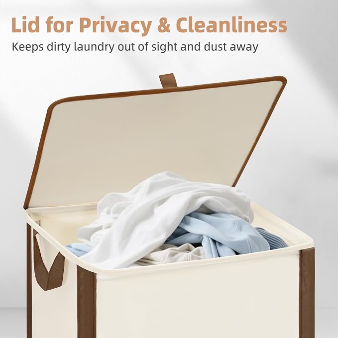 STORAGE MANIAC Rolling Laundry Hamper - Image 3