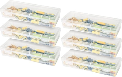 IRIS USA Pencil Case Boxes, |Made in USA|, Plastic Bead Organizing Containers by IRISUSA