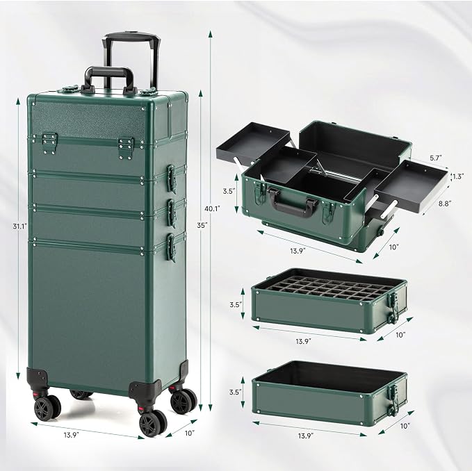 Leeora&Leekoo Portable Multi-Storey Nail Case - Image 2