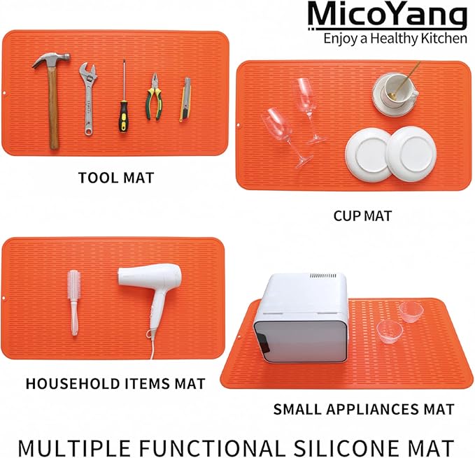 Silicone Dish Drying Mat for Multiple Usage, Easy clean, Eco-friendly, - Image 4