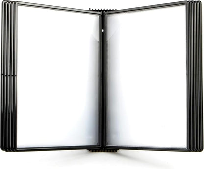 Tarifold Wall Mount Reference Organizer Display System, 10 Double-Sided Pockets - Image 6