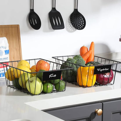 8 Pack Wire Storage Baskets for Organizing - Image 3