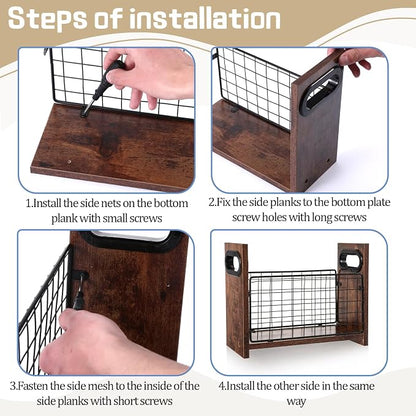 SynHHergyx Magazine Holder Magazine Book Holder Slim Magazine Rack Floor - Image 4