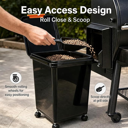 3 Sets 22lb Dog Food Storage Container - Image 4