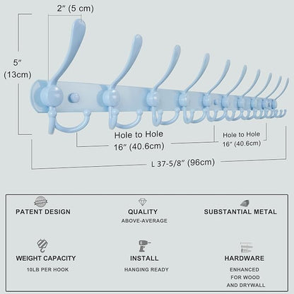 Dseap Coat Rack Wall Mount - Image 6