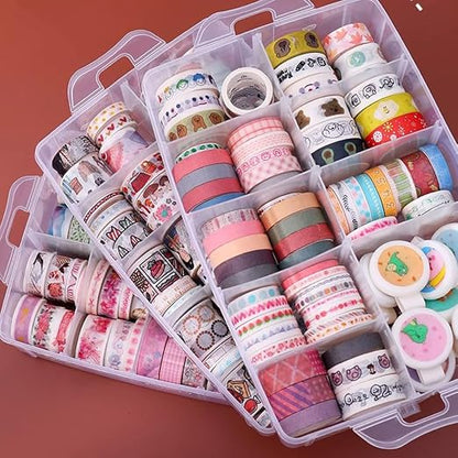 Washi Tape Box Organizer Storage, Divider Closet Container, - Image 6