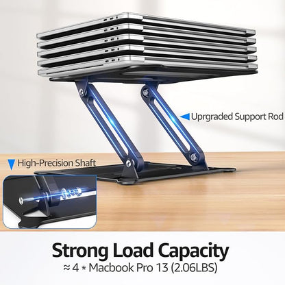 Urmust Laptop Notebook Stand Holder Adjustable Laptop Stand Portable Computer - Image 5
