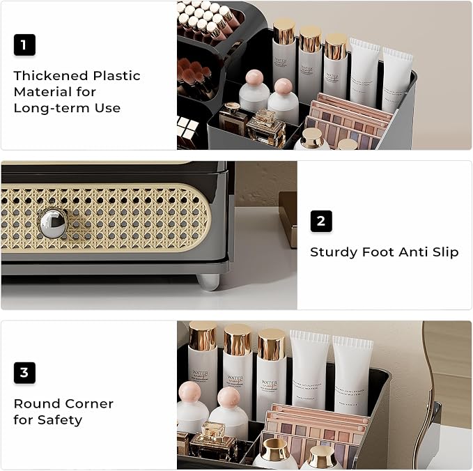 UFORU Makeup Organizer Countertop - Image 6