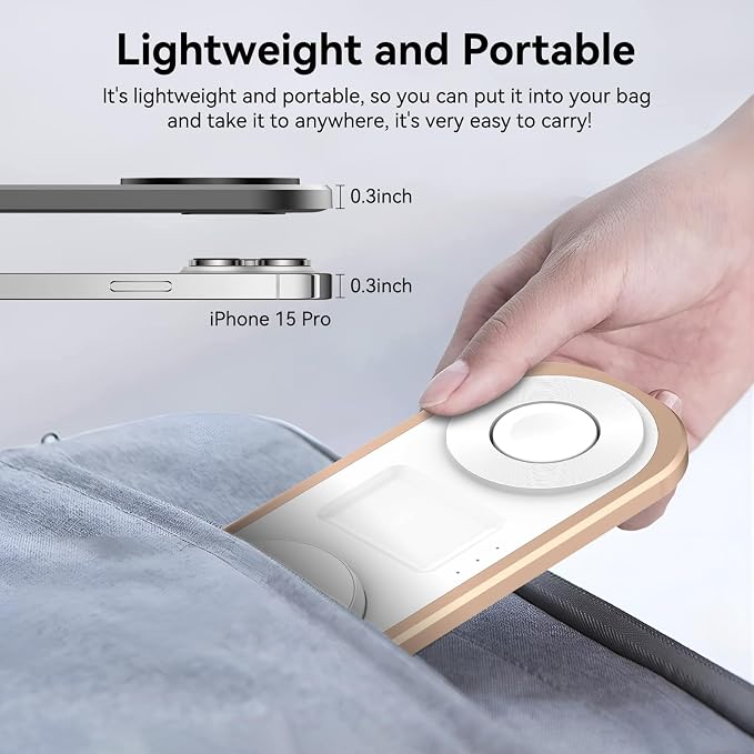 3 in 1 Fast Wireless Charger Stand - Image 6