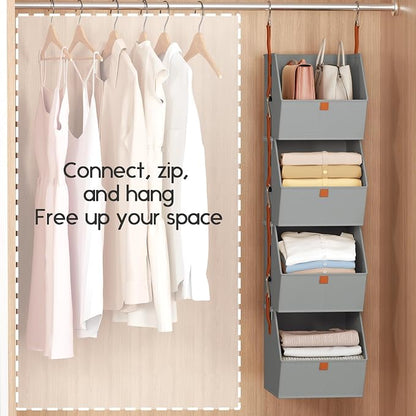 Hanging Closet Organizer 4 Tier - Image 4