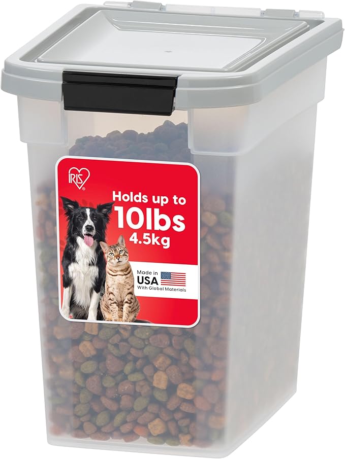 IRIS USA Airtight Dog Food Storage Container, WeatherPro, by IRISUSA
