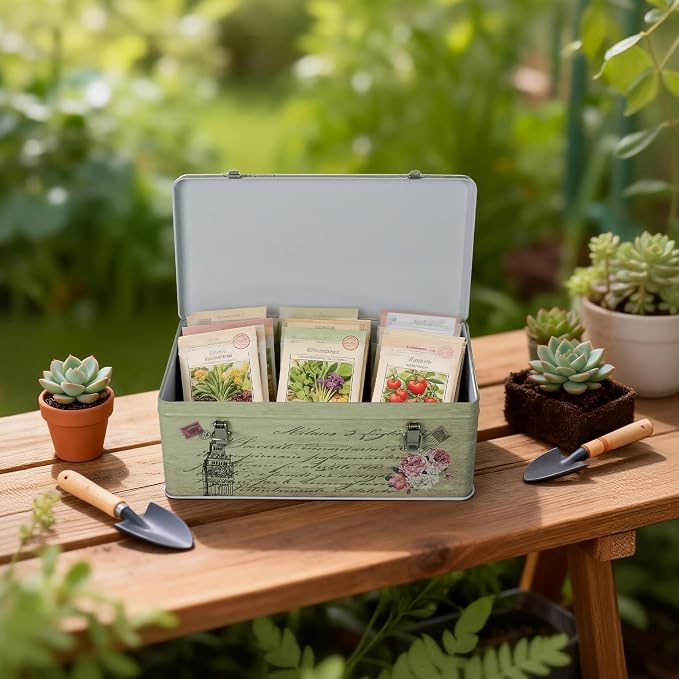 DreamsEden Metal Seed Organizer Storage Box - Image 3