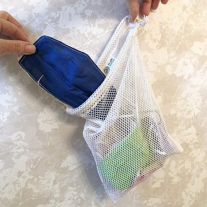 Simple Ecology Organic Cotton Mesh Laundry Bag; Machine Washing Bags - Image 4