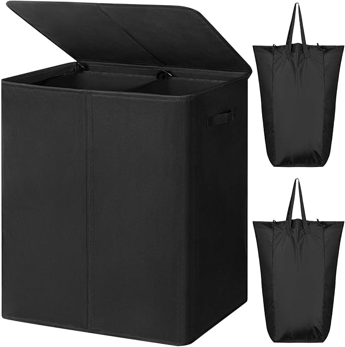 WOWLIVE 154L Double Laundry Hamper by WOWLIVE