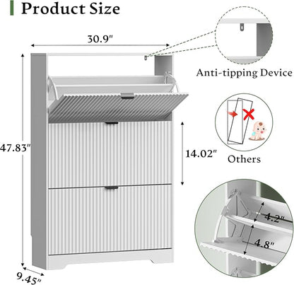Xixini Shoe Storage Cabinet for Entryway - Image 2