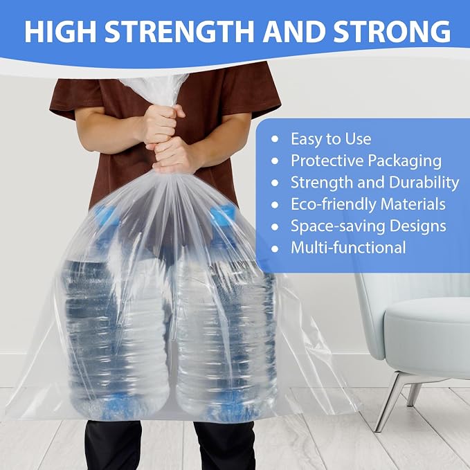 Large Clear Plastic Storage Bags, Seasonal Clothing, Comforter and Basement - Image 5