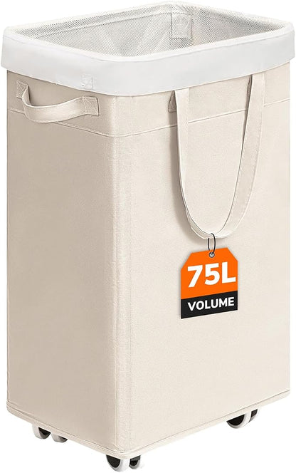 CHICVITA 75L Slim Collapsible Laundry Basket by CHICVITA