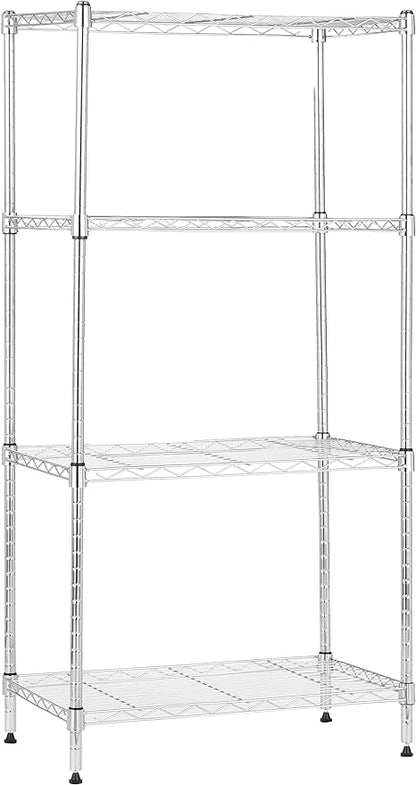 Amazon Basics 4-Shelf Adjustable, Storage Shelving Unit, Steel Organizer Wire by AmazonBasics